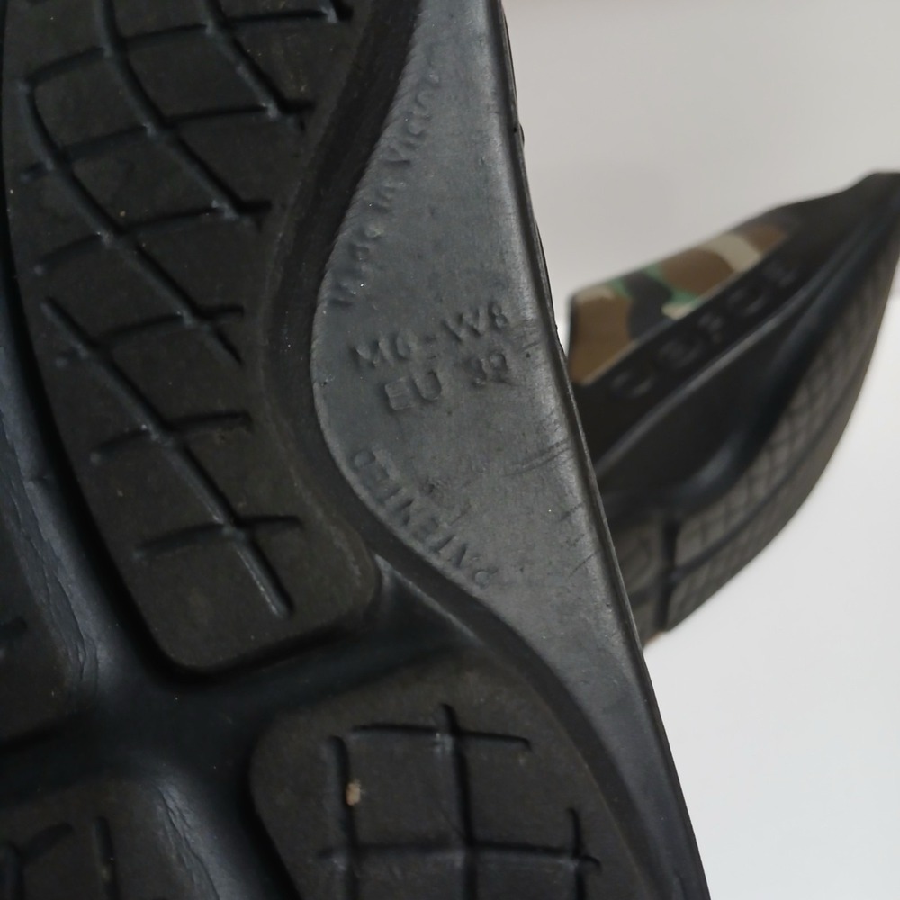 Oofos OOahh Sport Flex Camo Slide Men 6 Black Recovery Sandal Women 8 - Picture 7 of 8